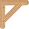 Ekena Millwork Traditional Craftsman Smooth Bracket, Western Red Cedar, 3 1/2"W x 20"D x 20"H BKT04X20X20TRA04SWR - alternate 2